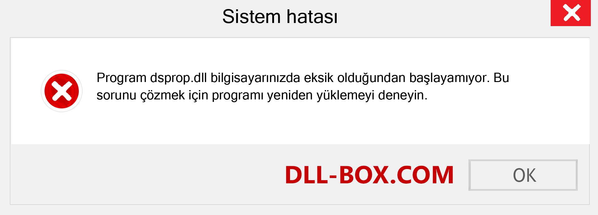 dsprop.dll dosyası eksik mi? Windows 7, 8, 10 için İndirin - Windows'ta dsprop dll Eksik Hatasını Düzeltin, fotoğraflar, resimler